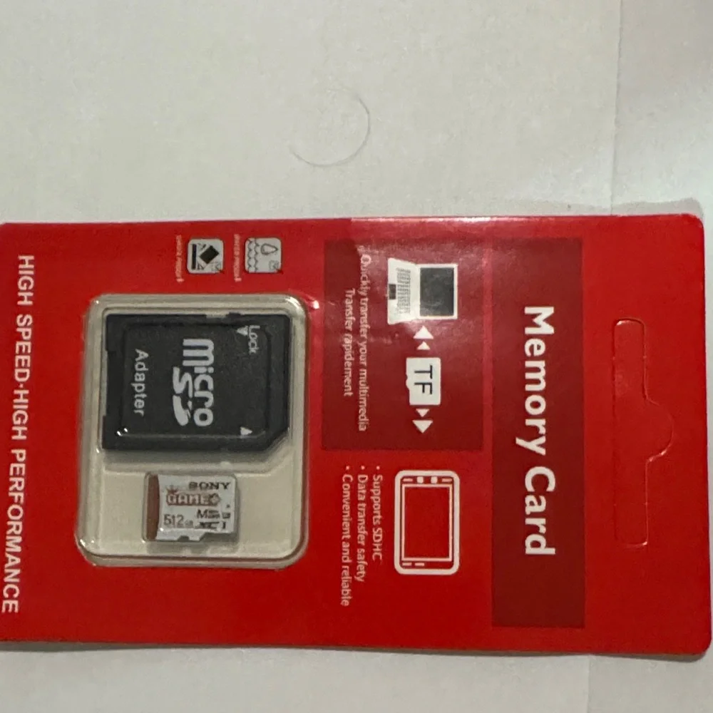 Sony High-Speed Micro SD Card with Adapter - Red Packaging